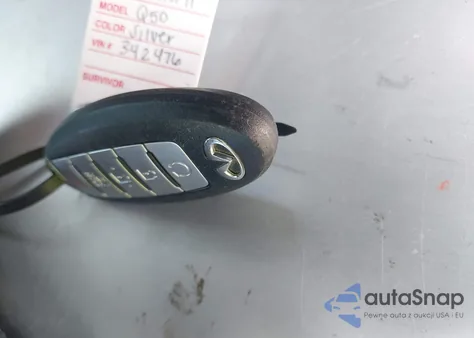 2016 Infiniti Q50 3.0T Premium from USA, damaged, VIN JN1EV7ARXGM342476